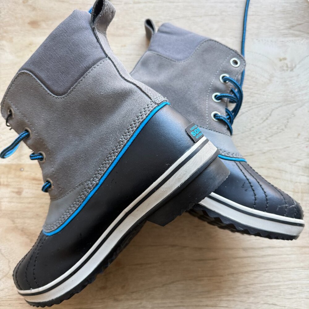 Big Boys Size 7 -Sorel Rain or Snow Boots - Waterproof